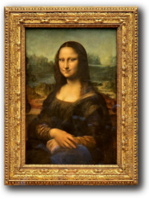 Mona Lisa - Modified from original - Original by Wikimedia user Pedemann - CC BY-SA 4.0 https://commons.wikimedia.org/wiki/File:Mona_Lisa_Louvre_2025.jpg#Licensing